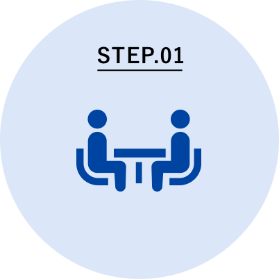 STEP.01 お打ち合わせ